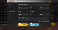 Enter all the details and choose either the button with gold or diamon (Image via Free Fire)